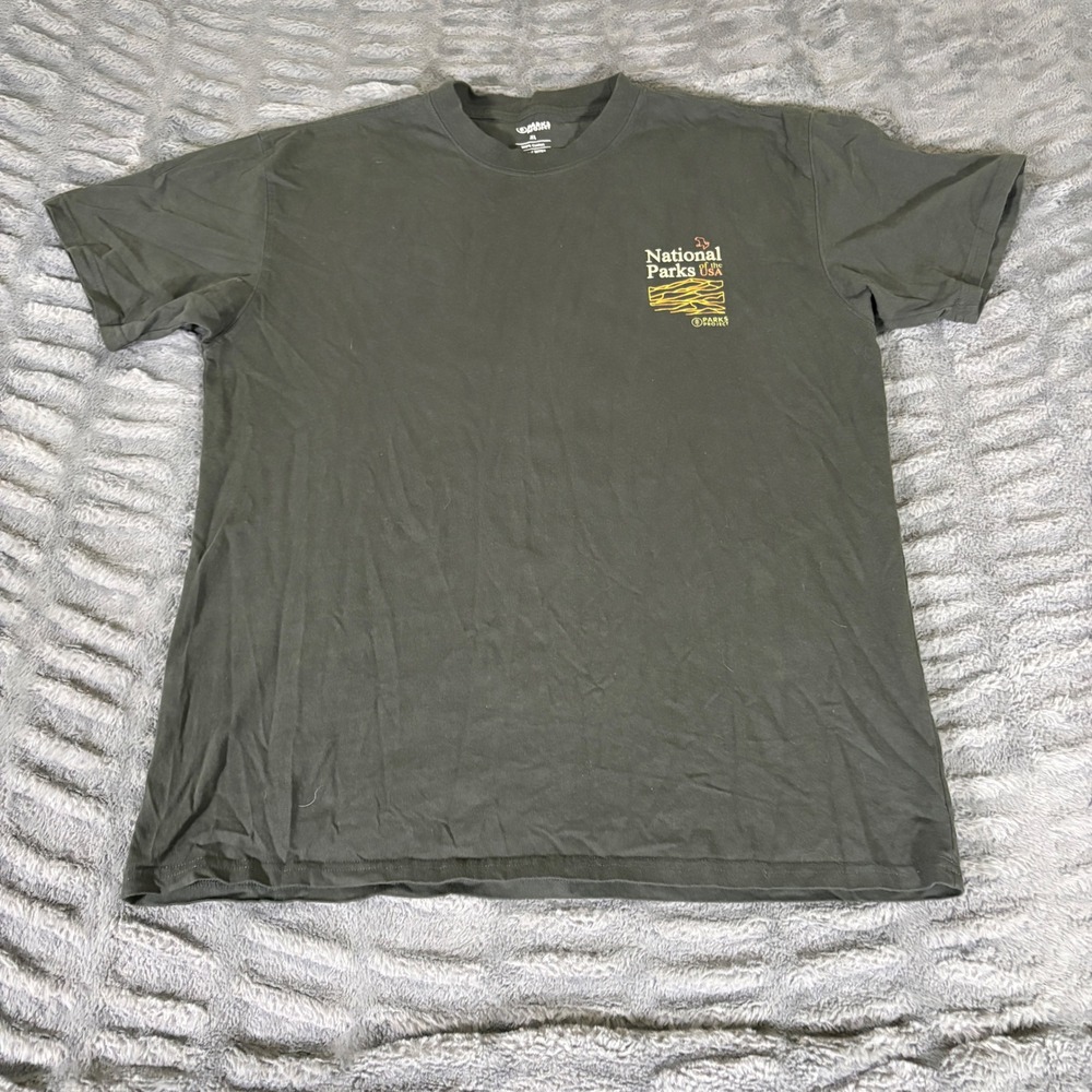 Parks Project National Parks of the USA Graphic T-Shirt XL Gray Cotton Hiking